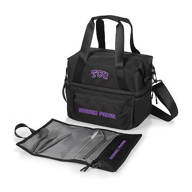 NCAA TCU Horned Frogs Tarana Lunch Bag Cooler with Utensil Set