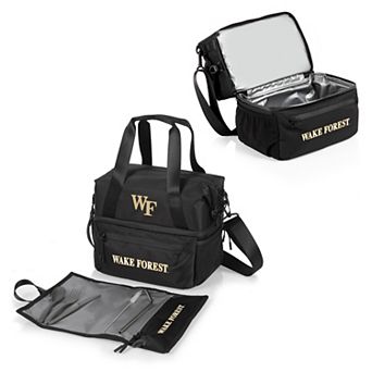 NCAA Wake Forest Demon Deacons Tarana Lunch Bag Cooler with Utensils Set