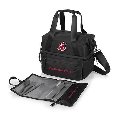 NCAA Washington State Cougars Tarana Lunch Bag Cooler with Utensils Set