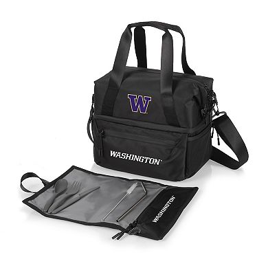 NCAA Washington Huskies Tarana Lunch Bag Cooler with Utensils Set