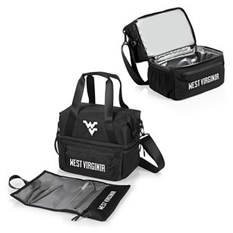 NCAA West Virginia Mountaineers Tarana Lunch Bag Cooler with Utensils Set