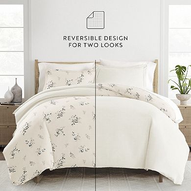 Home Collection Ultra Soft Reversible Patterned Duvet Cover Set