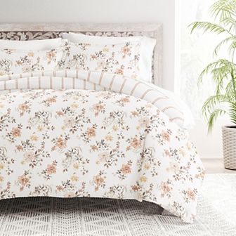 Home Collection Ultra Soft Reversible Patterned Duvet Cover Set