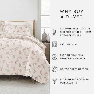 Home Collection Ultra Soft Patterned Duvet Cover Set