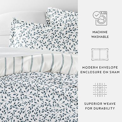 Home Collection Ultra Soft Reversible Patterned Duvet Cover Set