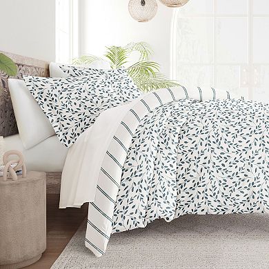 Home Collection Ultra Soft Reversible Patterned Duvet Cover Set