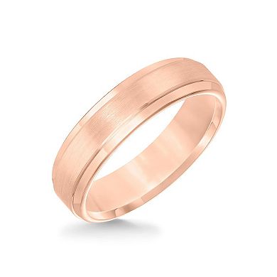 AXL Tungsten Carbide 6 mm Step-Edge Comfort Fit Men's Band
