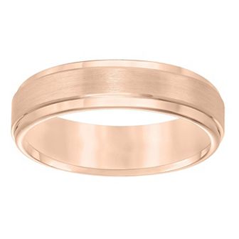 AXL Tungsten Carbide 6 mm Step-Edge Comfort Fit Men's Band