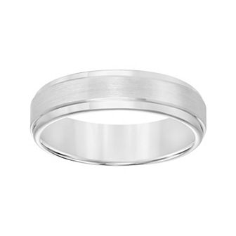 AXL Tungsten Carbide 6 mm Step-Edge Comfort Fit Men's Band