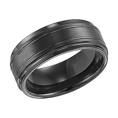 AXL Black Tungsten Carbide 9 mm Comfort Fit Men's Band
