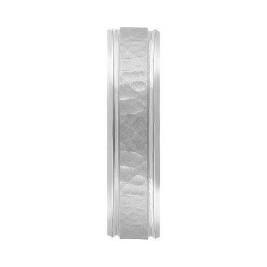 AXL Titanium 6 mm Men's Hammered Comfort Fit Band