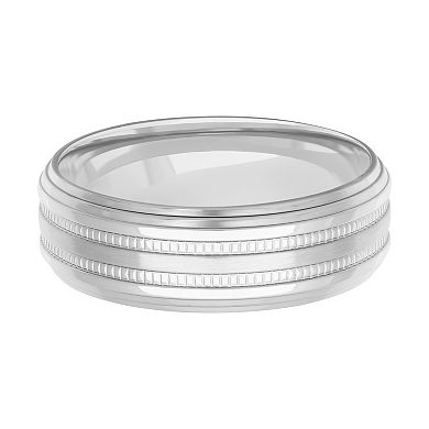 AXL Stainless Steel 7.5 mm Men's Comfort Fit Band