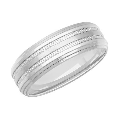 AXL Stainless Steel 7.5 mm Men's Comfort Fit Band