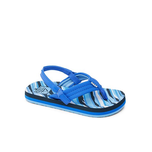REEF Little Ahi Kids Slip-On Sandals - Royalstripe (3T)