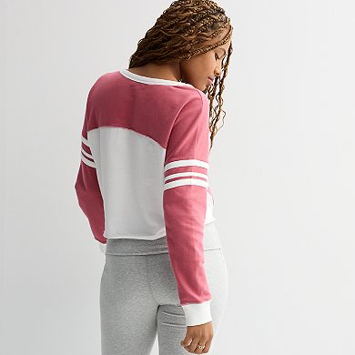 Juniors' Limited Too Long Sleeve Varsity Tee