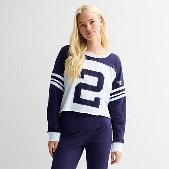 Juniors' Limited Too Long Sleeve Varsity Tee