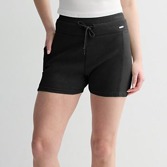 Juniors' Limited Too Rib Washed Biker Shorts