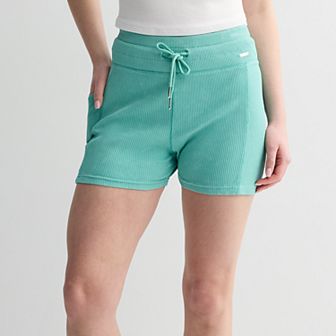 Juniors' Limited Too Rib Washed Biker Shorts