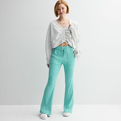 Juniors' Limited Too Rib Washed Flare Lounge Pants