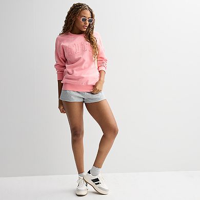 Women's Limited Too Logo Fleece Crewneck Pullover