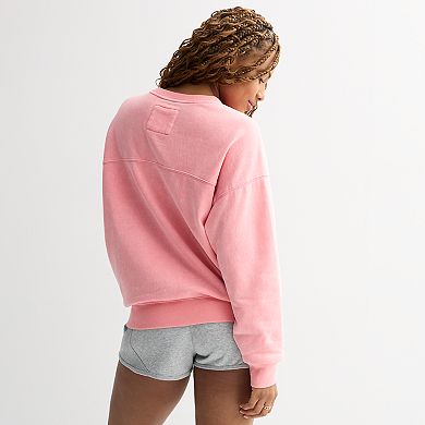 Women's Limited Too Logo Fleece Crewneck Pullover