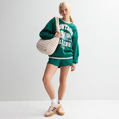 Women's Limited Too Tipped Fleece Crewneck Pullover