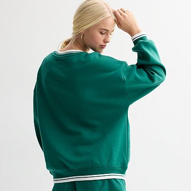Women's Limited Too Tipped Fleece Crewneck Pullover