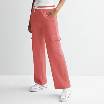 Juniors' Limited Too Cargo Wide Leg Sweatpants