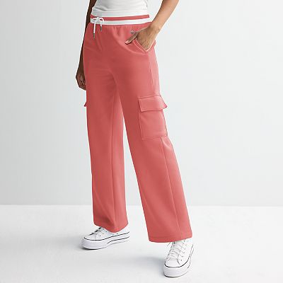 Juniors' Limited Too Cargo Wide Leg Sweatpants