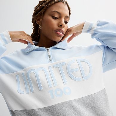 Juniors' Limited Too Color Block Half Zip Sweatshirt