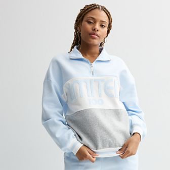 Juniors' Limited Too Color Block Half Zip Sweatshirt