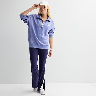 Juniors' Limited Too Quarter Zip Graphic Sweatshirt