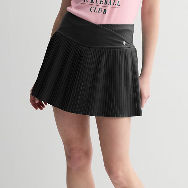 【MILLO WOMEN】CUT OFF PLEATED SKIRT Cut-off Pleated Skirt [Black] - Millo Archive