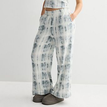 Juniors' Limited Too Wide Leg Hacci Pants