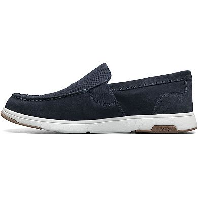 Nunn Bush® Luca Men's Suede Moc Toe Venetian Slip-On Shoes