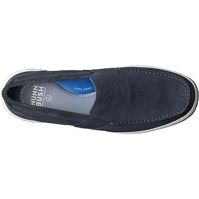 Nunn Bush® Luca Men's Suede Moc Toe Venetian Slip-On Shoes