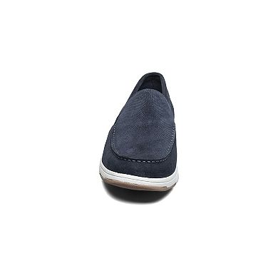 Nunn Bush® Luca Men's Suede Moc Toe Venetian Slip-On Shoes