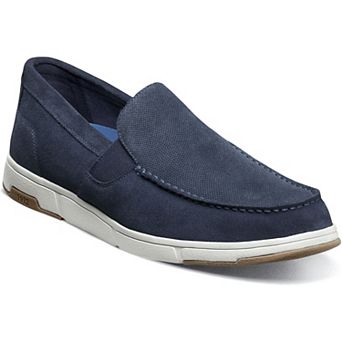 Nunn Bush® Luca Men's Suede Moc Toe Venetian Slip-On Shoes