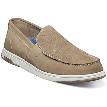 Nunn Bush® Luca Men's Suede Moc Toe Venetian Slip-On Shoes