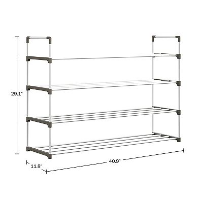Home-Complete Tiered Shoe Rack