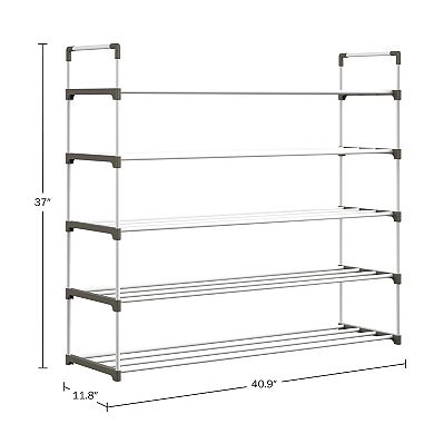 Home-Complete Tiered Shoe Rack