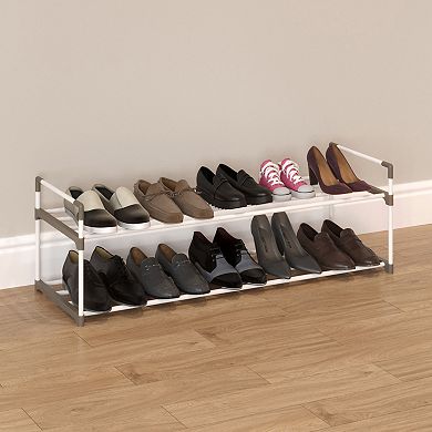 Home-Complete Tiered Shoe Rack