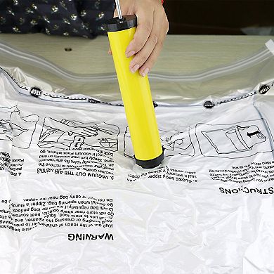 Home-Complete 15 Vacuum Sealer Bags with Pump