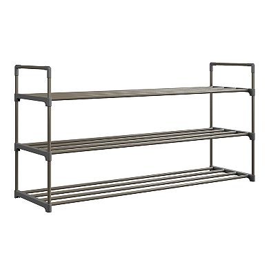 Home Complete 8-Tier Shoe Rack for 40 Pairs - Gray