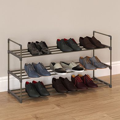 Home Complete 8-Tier Shoe Rack for 40 Pairs - Gray