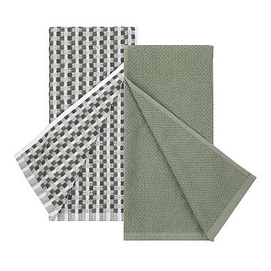 Mingle & Co. 2-Pack Carved Terry Kitchen Towels