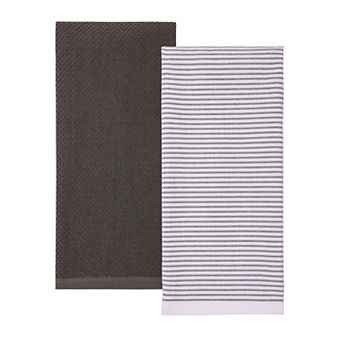 Mingle & Co. 2-Pack Super Soft Gauze Terry Kitchen Towels