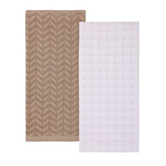 Mingle & Co. 2-Pack Super Soft Gauze Terry Kitchen Towels