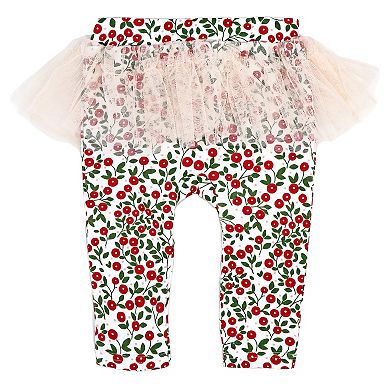 Girls So Little, So Loved 4 Piece Tulle Leggings Apparel Set