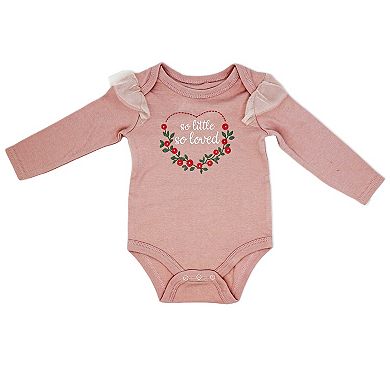 Girls So Little, So Loved 4 Piece Tulle Leggings Apparel Set